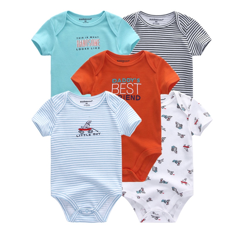 Baby Jumpsuit Daily Onesies Set (Set of 5)